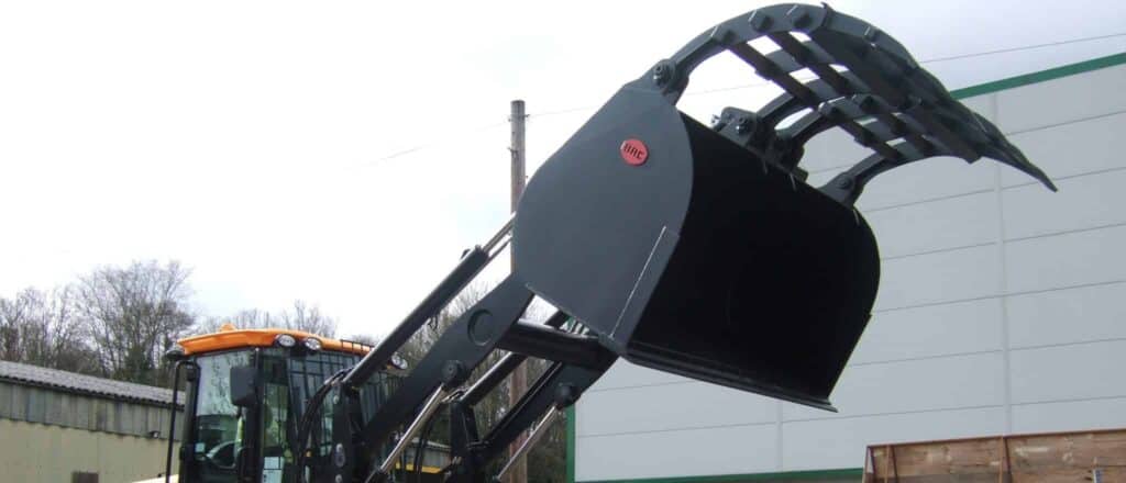 High Tip Bucket JCB Clamp bucket from B. A. Caulkett - Loading Shovel Attachments