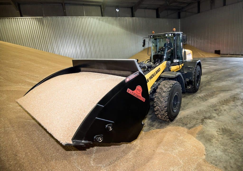 B.A. Caulkett Grain Bucket - Loading Shovel Attachment