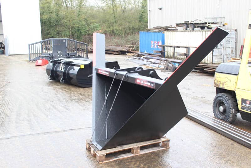 V Shaped Ditching Bucket B. A. Caulkett