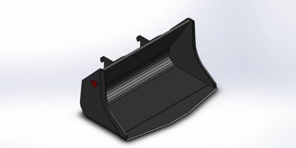 spade nose rock bucket B. A. Caulkett - Loading Shovel Attachments