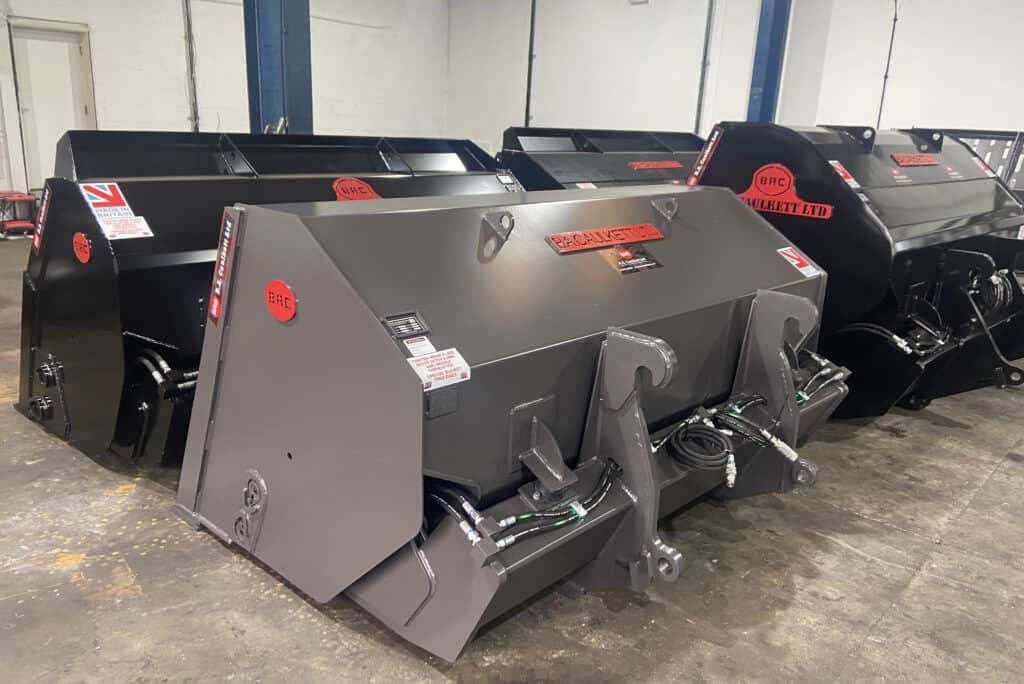 BAC high tip and general purpose buckets in stock