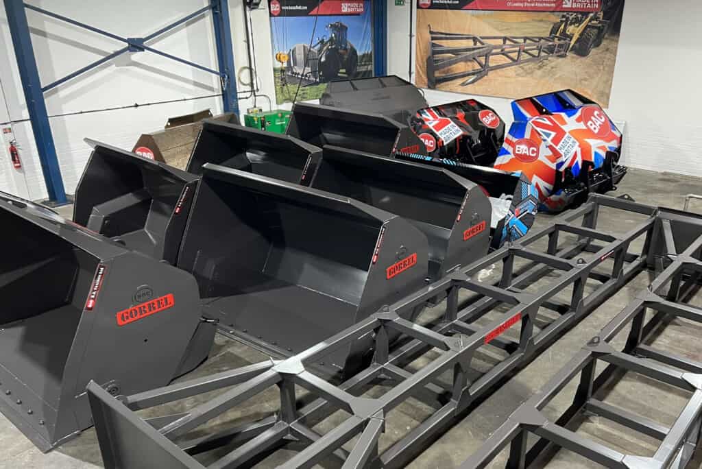 B. A. Caulkett New Loading Shovel Attachments in stock