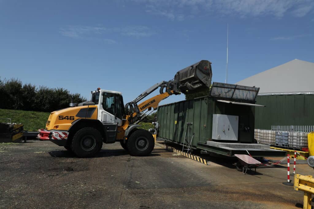Anaerobic Digestion Plant High Tip Buckets BA Caulkett 2