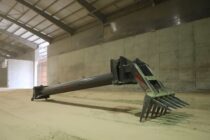 BA Caulket Rake Pusher in storage area front on