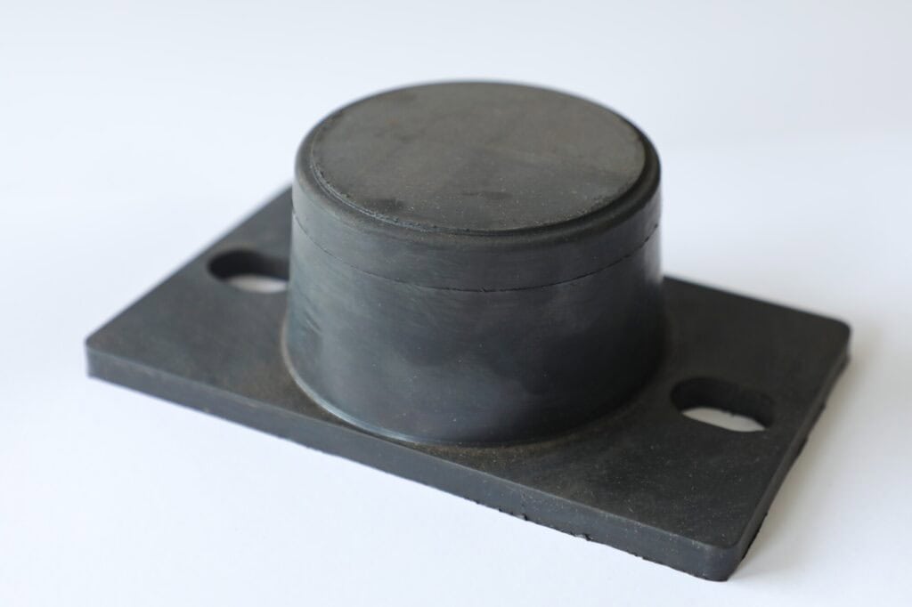 loading shovel attachment rubber bumpstop BA Caulket