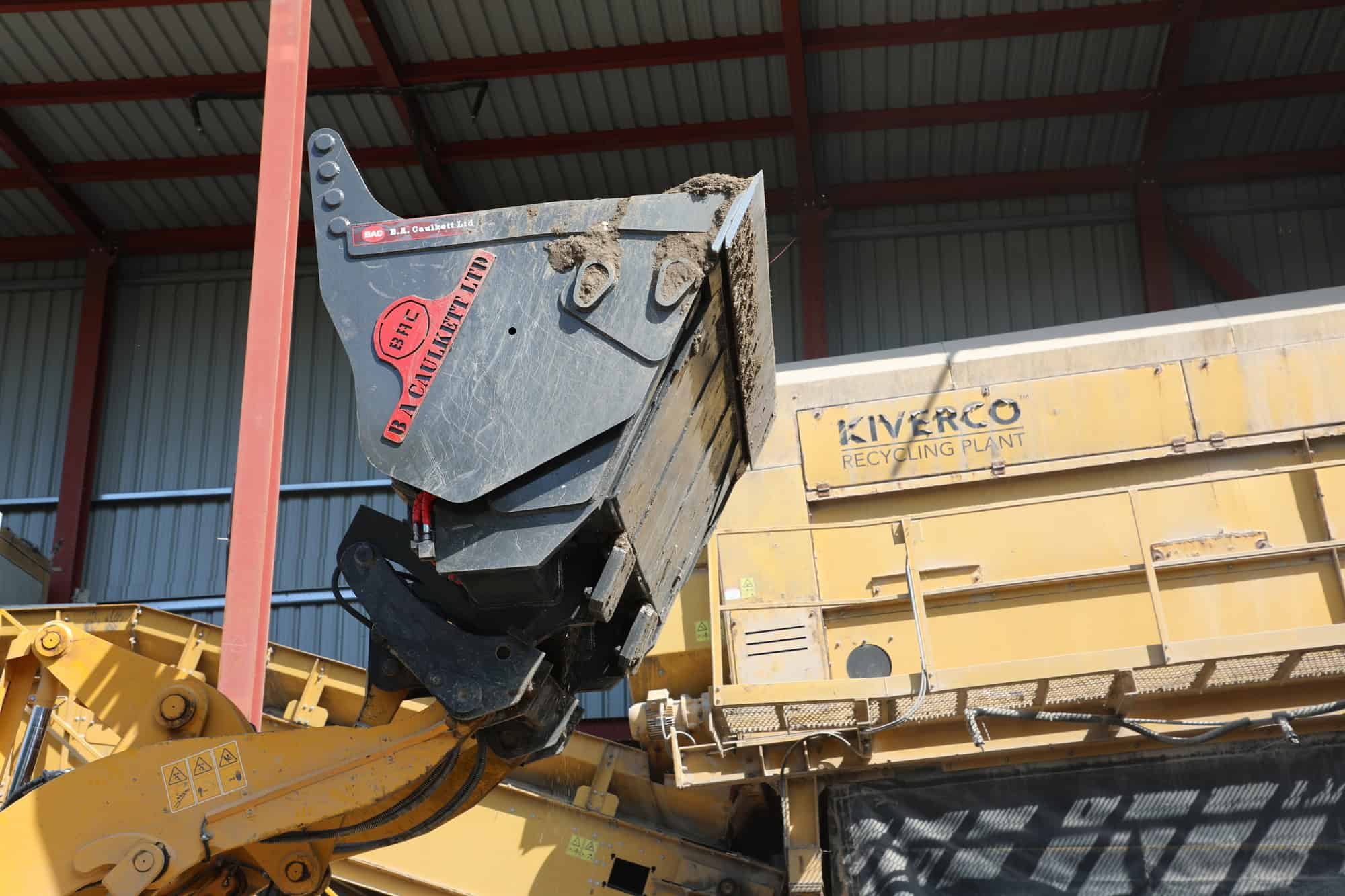 BA Caulkett High Tip Bucket on LiuGong Wheel Loader