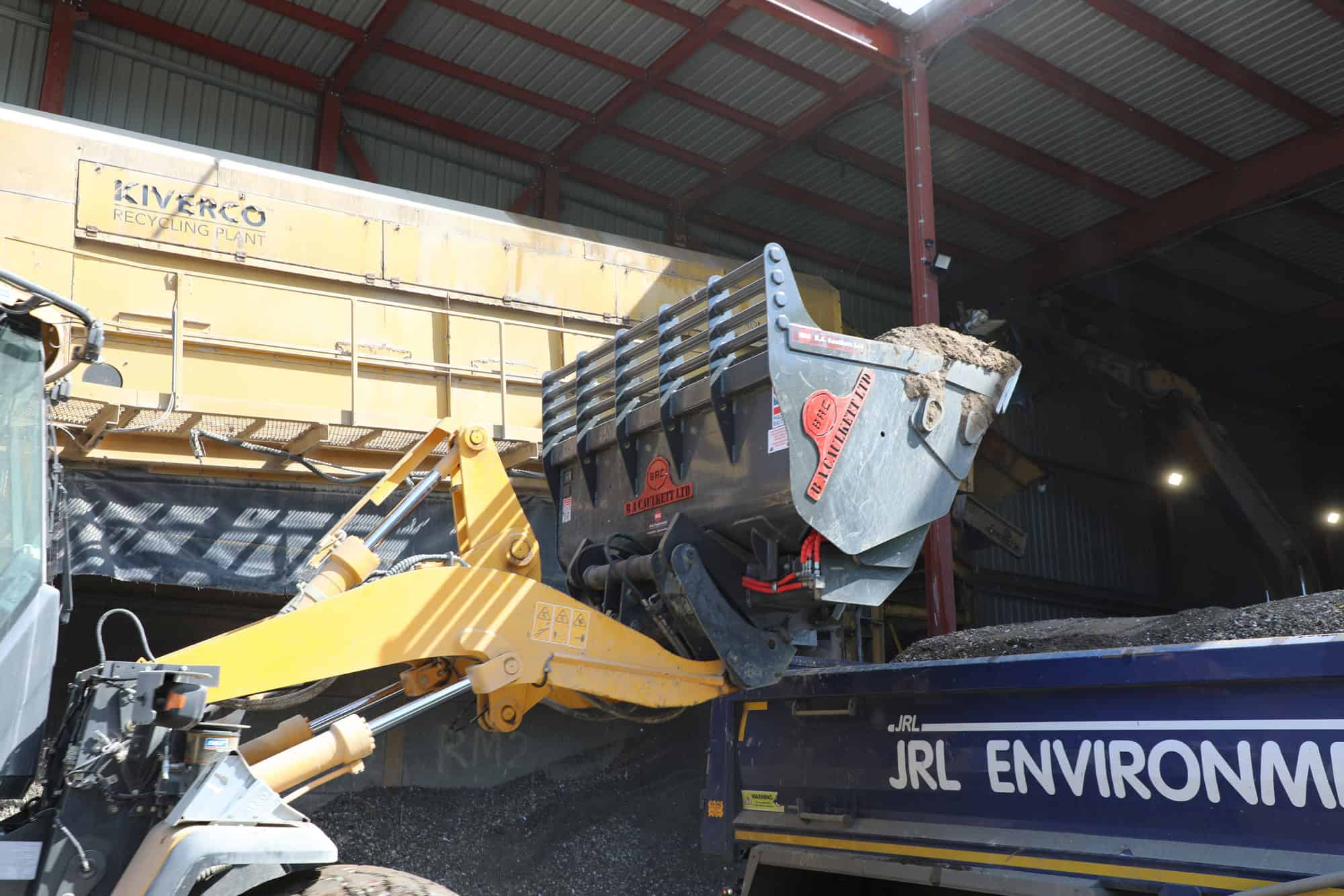 BA Caulkett High Tip Bucket on LiuGong Wheel Loader