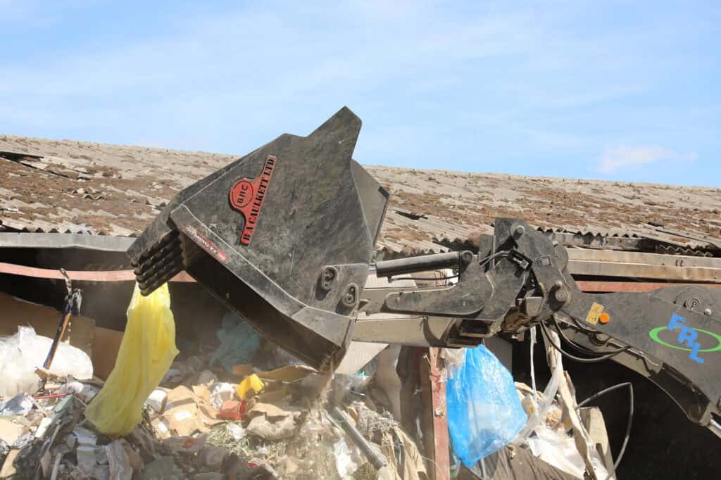 waste and recycling sites BA Caulkett High Tip Buckets