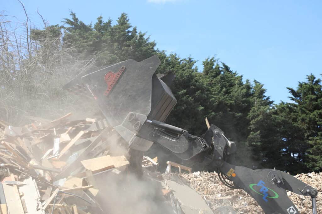 BA Caulkett High Tip Bucket on XCMG XC948 Wheel Loader