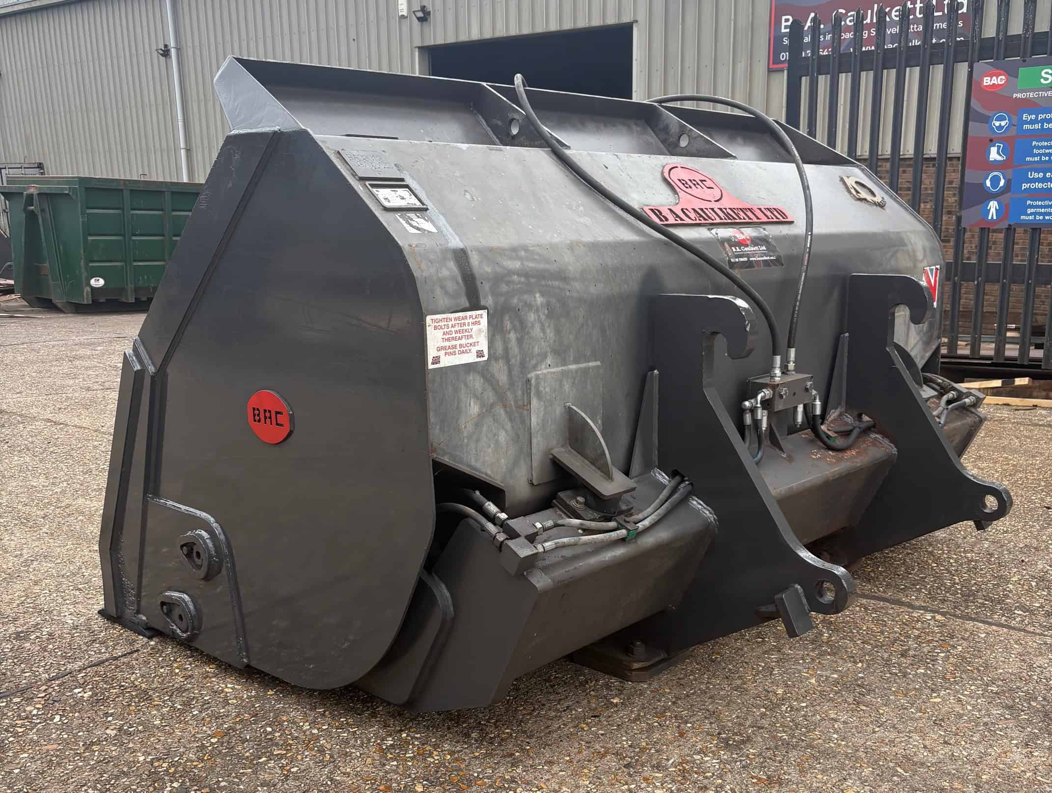 BAC Used High Tip Bucket 3m